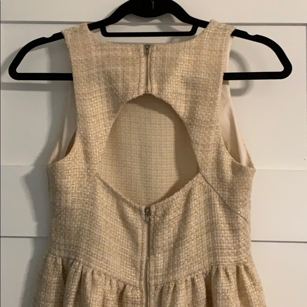 Tweed Metallic Dress